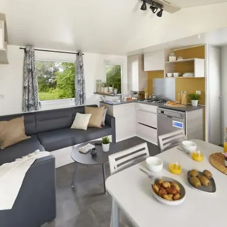 Mobil-home Avec Terrasse Pour 6 Personnes - Api-1-52-1187 *