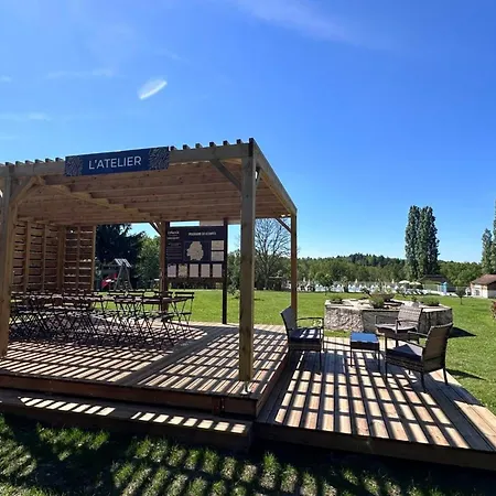 Mobil-home Avec Terrasse Pour 6 Personnes - Api-1-52-1187 La Douze