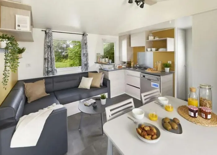 Mobil-home Avec Terrasse Pour 6 Personnes - Api-1-52-1187 *