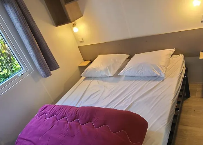 Mobil-home Avec Terrasse Pour 6 Personnes - Api-1-52-1187 La Douze